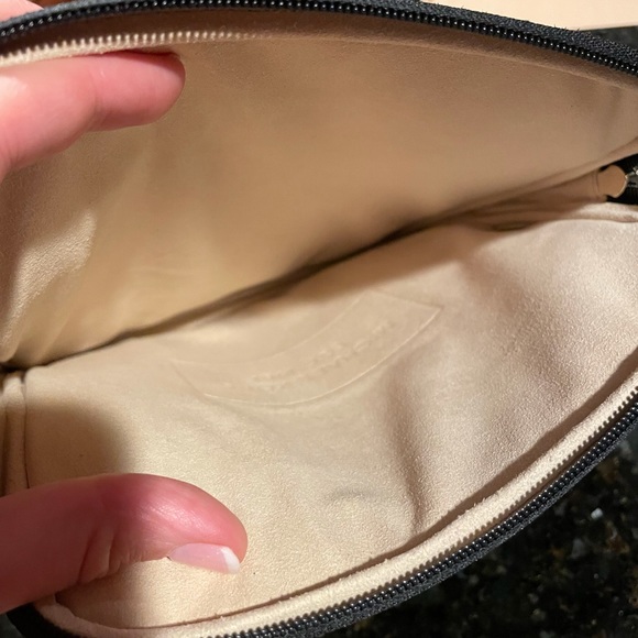 Michael Kors Black Leather Python/ Snakeskin IPad Padded Sleeve - Picture 3 of 4